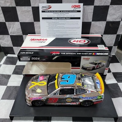 Chase Elliott #9 NAPA Camaro ZL1 LE CX92423NCHCLCL 2024 Para Niños 1:24 CHROME - Imagen 1 de 4