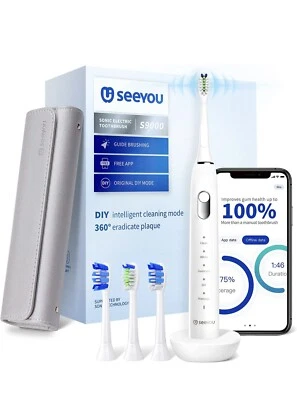 Elektrische Zahnbürste Sonic mit 5 Modi und Smart App. Clean, Whiten und Zahnfleischpflege - Bild 1 von 4