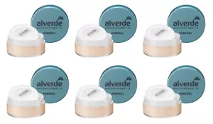 6 x 5g | alverde NATURKOSMETIK Puder Mineral 02 Natural, - Bild 1 von 1