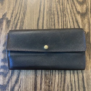 Authentic LOUIS VUITTON Pochette Porte Monnaie Credit Long Wallet Vtg Damaged - Picture 1 of 11