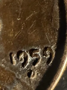 1959 D Penny Error Coin - Picture 1 of 5