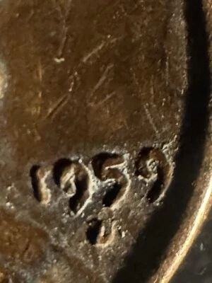 1959 D Penny Error Coin - Image 1 of 4
