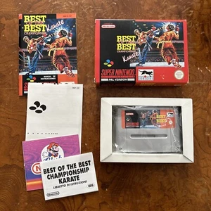 Super Nintendo SNES Best Of The Best Championship Karate PAL Completo BELLISSIMO - Picture 1 of 8
