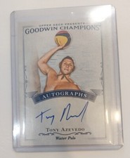 TONY AZEVEDO 2016 Upper Deck Goodwin Champions Autographs #ATA Auto WATER POLO