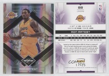 2009-10 Panini Limited Spotlight Silver /25 Metta World Peace Ron Artest #88
