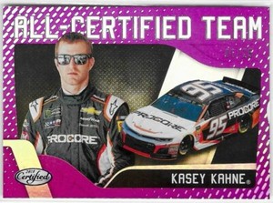 2018 Panini Certified Purple Kasey Kahne Card /25