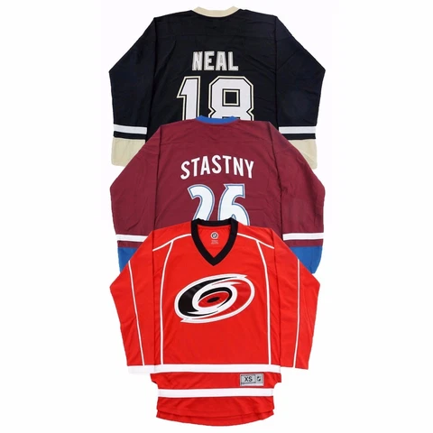 NHL Official Licensed Replica Long Sleeve Team Player Jersey Collection Men's Cover