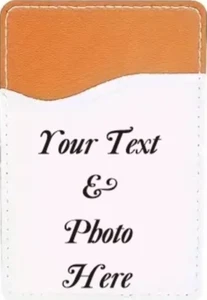 Custom Credit Card Holder Unisex Universal Cell Phone Case Wallet Stick On - Picture 1 of 5