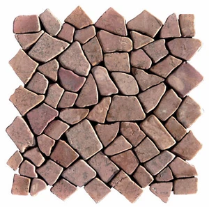 1 Mosaikfliesen Matte Marmor Toskana Rot M-002 Fliesen Lager Stein-mosaik Herne - Bild 1 von 1