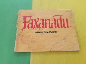 Faxanadu Nintendo NES Instruction Booklet Manual Only