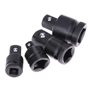 3/8 To 1/4 1/2 Inches Drive Ratchet Converter Socket Reducer Adapter Black/Small - Picture 1 of 12