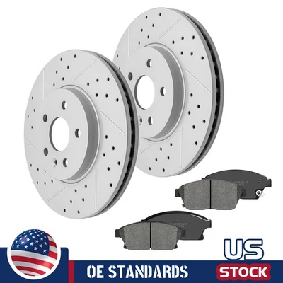 300mm For 2013-2017 Chevy Trax Buick Encore Front Disc Rotors Ceramic Brake Pads - Imagem 1 de 4