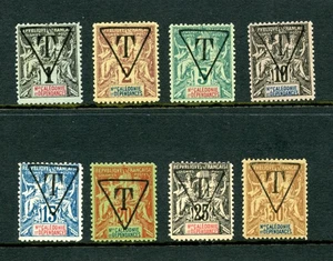 Neukaledonien #40\\52 (N560) (8) O/P "T" im Dreieck, nicht aufgeführt in Scott, M, H - Bild 1 von 2