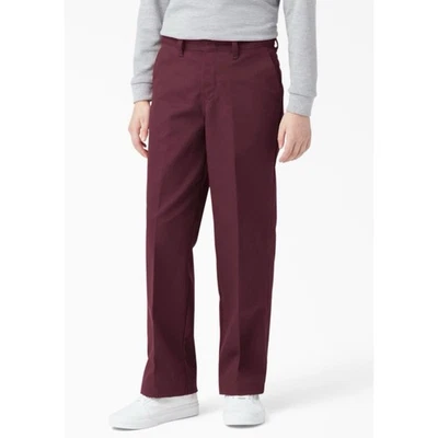 Boys Dickies Classic Fit Flat Front Straight Leg Pants - 7 - Image 1 of 2