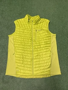 Gilet imbottito Eddie Bauer First Ascent EB800 uomo alto XL verde lime escursionismo outdoor - Foto 1 di 12
