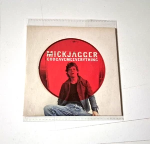 MICK JAGGER "GODGAVEMEEVERYTHING" CD 1 TRACKS SINGLE CARDBOARD - Picture 1 of 2