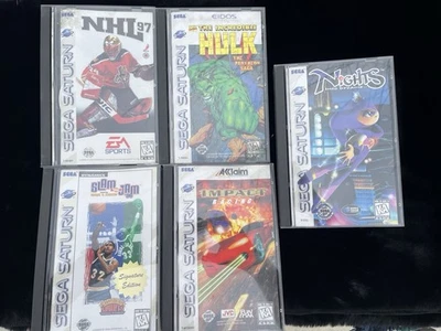Lote de juegos usados de Sega Saturn, Knights Into Dreams y más Foto 1 de 3
