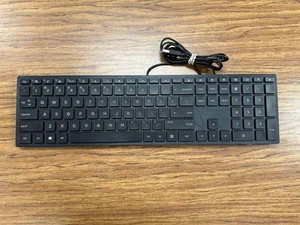 Acer USB Wired Slim Office Home Keyboard KBCR21 Black Very Good - Picture 1 of 3