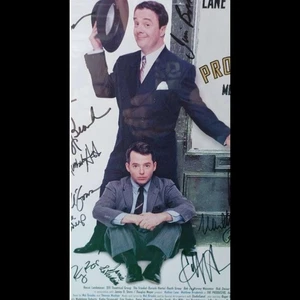¡Póster de The Producers firmado por Nathan Lane, Matthew Broderick y otros 19!  - Imagen 1 de 7