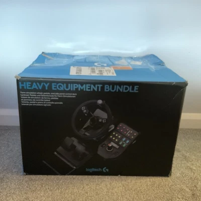 Logitech G Farm Simulation Wheel side panel Controller Heavy Equipment Bundle - Image 1 of 2