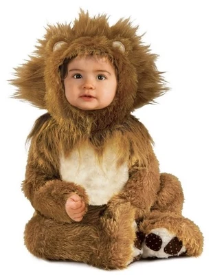 Lion Costume Halloween Baby/Infant Girls Boys 0-6 Months Brown Faux Fur NWT - Image 1 of 4