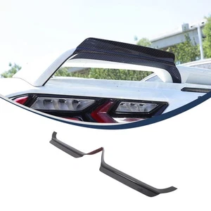 Dry Carbon For Corvette C8 2020+ Car Tail Side Spoiler Wing Trim High Spec Trim - Picture 1 of 12