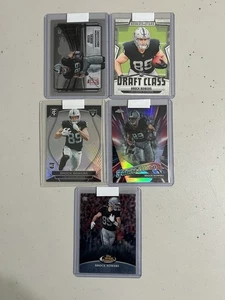 2024 Brock  Bowers Rookie card  Lot (5 Card Lot) - Picture 1 of 1