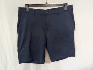 Greg Norman klassische Herrenshorts Größe 40 x 9" Schrittlänge marineblau dehnbar neu mit Etikett - Bild 1 von 13