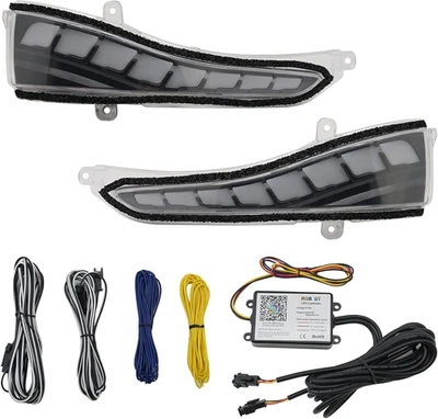 RGB LED Mirror For 2014-2021 Infiniti Q50/Q60/Q70 Sequential Signal Light - Изображение 1 из 4