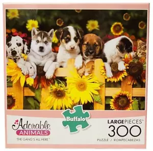 Rompecabezas Juegos de Búfalo Animales Adorables Cachorros Las Pandillas Todo Aquí 300 piezas - Imagen 1 de 1