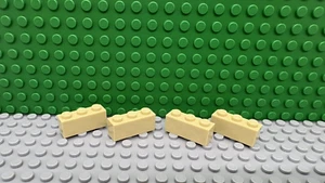 Lego 4 Tan 1x3 bloque de ladrillos NUEVO - Imagen 1 de 1