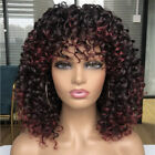 Women Afro Curly Kinky Full Wig Short Curly Hair Wigs Brazilian Fancy Cosplay