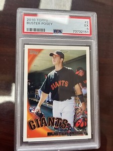 2010 Topps #2 Buster Posey PSA 5 EX