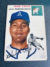 1954 Topps Baseball Bob Trice Philadelphia Athletics A's Card #148