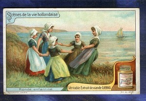 Chrome Liebig S1079 Dutch Life Dutch Live Round Children's Dance Girls