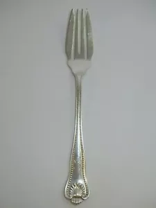 NEWPORT SHELL Sterling Silver 6 7/8" Solid Fish Fork, FRANK SMITH 39 Grams, Mono - Picture 1 of 8