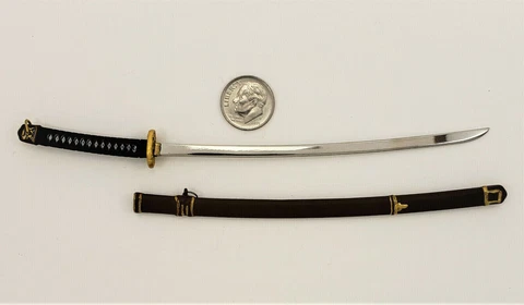 DID Sam WWII 77th division Japanese metal sword 1/6 toys Dragon Soldier samurai Cover