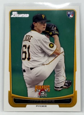 2012 Bowman #204 Jeff Locke Rookie Card - Image 1 of 2
