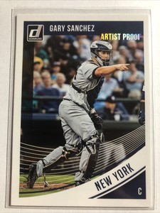 2018 Panini Donruss - Artist Proof #150 Gary Sanchez #08/10