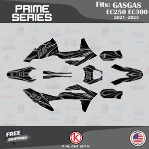 Graphics Kit for GasGas EC250 EC300 2021 2022 2023 Prime Series - Smoke - Picture 1 of 6