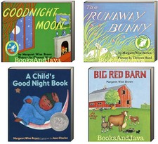 Goodnight Moon,Runaway Bunny,Big Red Barn...Margaret Wise Brown (4 Board Books)