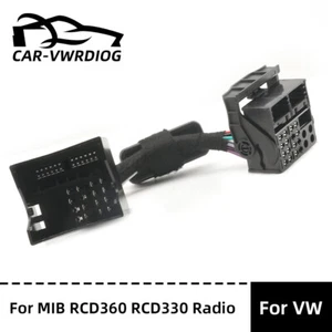 PQ Car Radio Steering Wheel Button Control Simulator Adapter For VW RCD330 360 - Picture 1 of 6