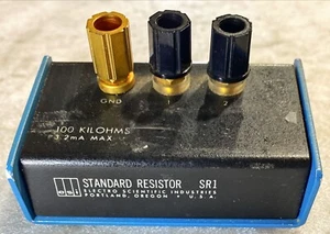 ESI Electro Scientific Industries SR1-100 Kilohm Standard Resistor 3.2mA  F/S - Picture 1 of 4
