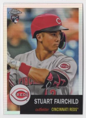 2022 Topps Chrome Platinum Anniversary REFRACTOR Stuart Fairchild Rookie - Image 1 of 2