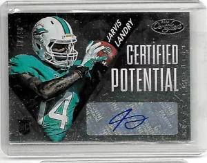 JARVIS LANDRY 2014 CERTIFICADO PANINI AUTÓGRAFO POTENCIAL NOVATO #/99 - Imagen 1 de 1