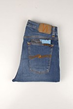 35007 Nudie Jeans Hightop Tilde Blue Stellar Women blue Men jeans sz. 26/30
