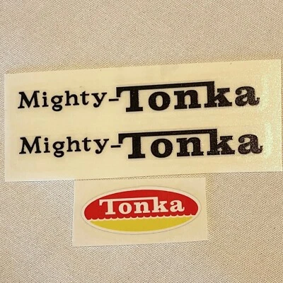 Custom Replacement Cab Stickers Decals '74-'75 #3900 Mighty Dump Tonka Truck - Image 1 of 2
