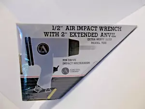 1/2" Drive Impact Wrench Extra Heavy Duty w 2" Extended Anvil Acme Tool Co - NIB - Foto 1 di 4