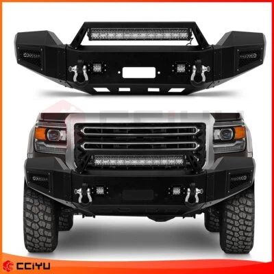 Front Bumper Steel Complete For 2015 2016 2017 2018 2019 GMC Sierra 2500 3500 - Image 1 of 4