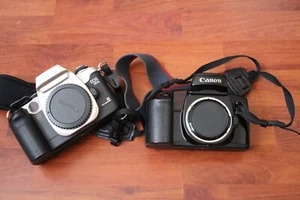 CANON EOS ELAN CAMERA BODY & CANON EOS 50E CAMERA BODY, (UNTESTED/SPARES). - Picture 1 of 2